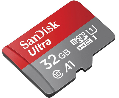 Карта памяти SanDisk MicroSDHC 32GB Ultra A1 + SD adapter SDSQUNC-032G-ZN3MN