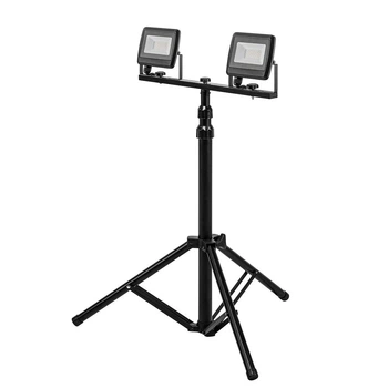 Универсальный светодиодный прожектор Neo Tools 2шт на штативе SMD LED / 5400 лм / 2х30 Вт Черный (99-061)