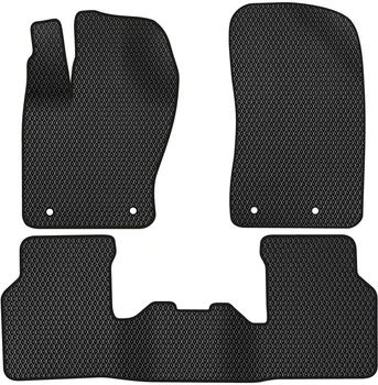 EVA коврики EVAtech в салон авто для Jeep Compass 2017+ 2 поколения SUV USA 3 шт Black (JP12618Z3OU4RBB)