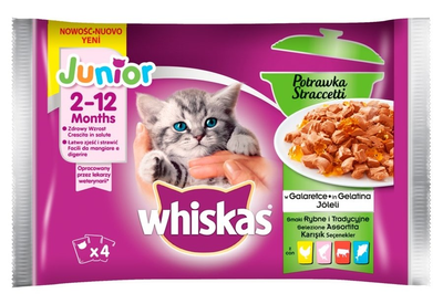 Mokra karma dla kotów Whiskas Rybne Przysmaki 4 x 85 g (5900951301742)