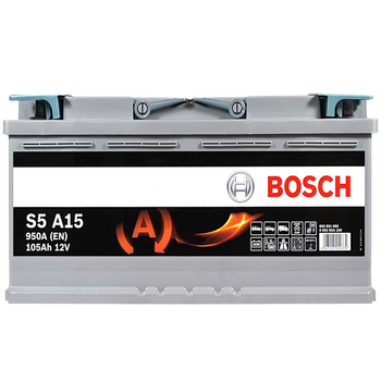 Автомобильный аккумулятор BOSCH AGM (S5A 150) 105Ah 950A R+