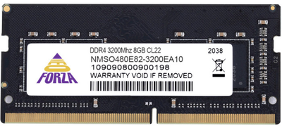 Оперативная память для ноутбука NeoForza 8GB 1R*8 DDR4 3200MHZ (NMSO480E82-3200EA00)