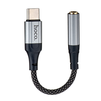 Адаптер Hoco LS36 Fresh Digital Type-C to 3.5 audio converter Black