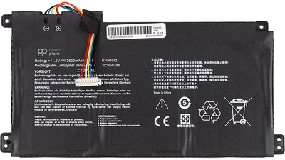 Аккумулятор PowerPlant для ноутбуков Asus VivoBook 14 E410M (B31N1912) 11.4V 3600mAh (NB431816)