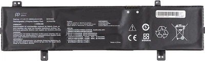 Акумулятор PowerPlant для ноутбуків Asus VivoBook 15 X505BA (B31N1631) 11.4V 3600mAh (NB431809)