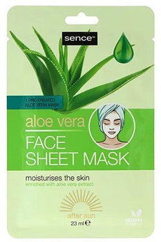 Тканинна маска для обличчя Sence Aloe Vera 23 мл (8720604315264)