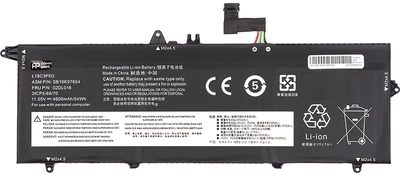 Аккумулятор PowerPlant для ноутбуков Lenovo ThinkPad T14S Series (L18C3PD2) 11.55V 4650mAh (NB482122)