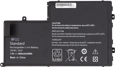 Акумулятор PowerPlant для ноутбуків Dell Inspiron 15-5547 (TRHFF) 7.4V 8000mAh (NB441952)