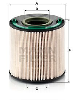 Топливный фильтр MANN-FILTER (PU1040X)