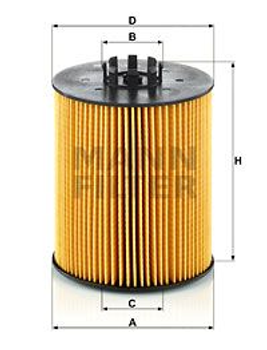 Масляний фiльтр MANN-FILTER (HU12015X)