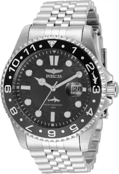 Годинник Invicta 35129 Pro Diver, годинник сріблястий, годинник інвікта