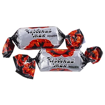 Цукерки Roshen Червоний мак 200 г