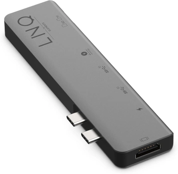USB-хаб Linq 7-в-2 TB Pro Multiport USB-C 10 Гбіт/с Silver (LQ48012)