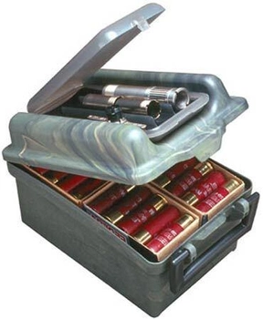 Коробка пластмассовая MTM SW-100 на 100 патронов кал. 12/76. Цвет – камуфляж.
