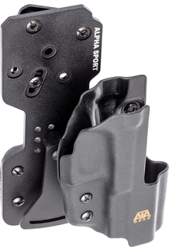 Кобура ATA Gear SPORT Ver. 2 RH для Glock 17/22/34/35. Колір чорний