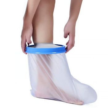 Захисний пристрій Lesko JM19032 для миття ніг чохол для гіпсу захист від попадання води на рану
