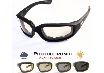 Окуляри захисні фотохромні Global Vision Photochromic (clear) прозорі фотохромні