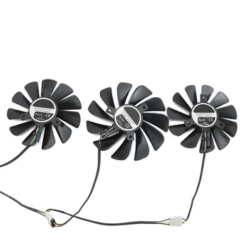 Вентилятор (кулер) Snow Wolf для видеокарт XFX RX 5600 XT/5700 XT THICC III Комплект 3шт (CF1010U12S)