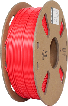 Profesjonalny filament do druku 3D Gembird 1.75 mm Fluorescent Red (3DP-PLA1.75-01-FR)