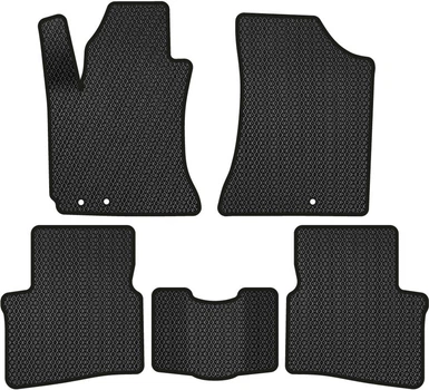 EVA коврики EVAtech в салон авто для Kia ProCeed (ED) Restyling 2010-2012 1 поколение Htb EU 5 шт Black (KI33695CVC5AV3RBB)