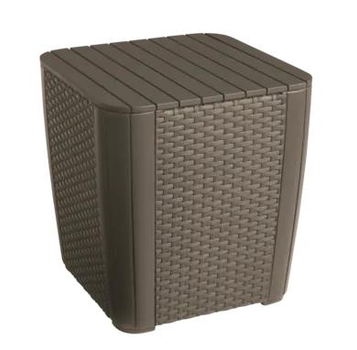 Садовий ящик-стіл Keter Luzon flat wicker 223931 капучино