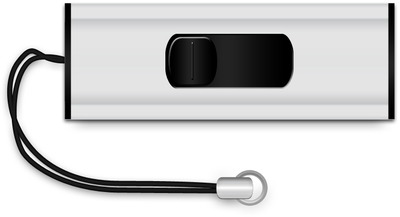 Pamięć flash USB MediaRange 128GB USB 3.0 Black/Silver (4260283118878)