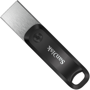 Pamięć flash USB SanDisk iXpand Go 64GB USB 3.0 + Lightning Black/Silver (SDIX60N-064G-GN6NN)