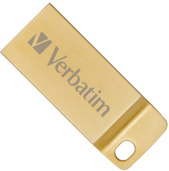Флеш пам'ять USB Verbatim Metal Executive USB 3.2 64GB Gold (23942991069)