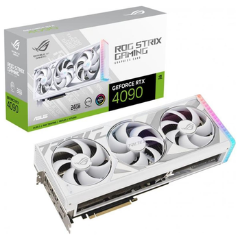 Відеокарта GeForce RTX 4090 24GB GDDR6X ROG Strix Gaming OC White Edition Asus (ROG-STRIX-RTX4090-O24G-WH