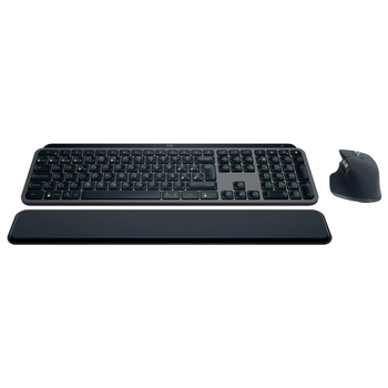 Комплект (клавиатура, мышь) беспроводной Logitech MX Keys S Combo Graphite (920-011614)