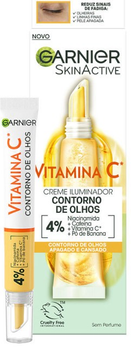 Крем для шкіри навколо очей Garnier Skinactive Vitamina C Crema Iluminador Contorno De Ojos 15 мл (3600542514125)