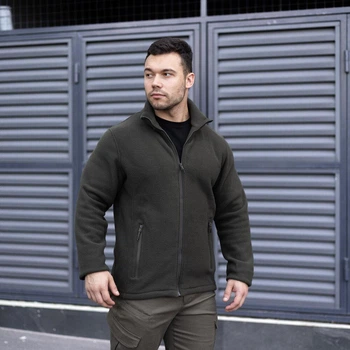 Толстовка флісова Pobedov Voin хакі 2XL