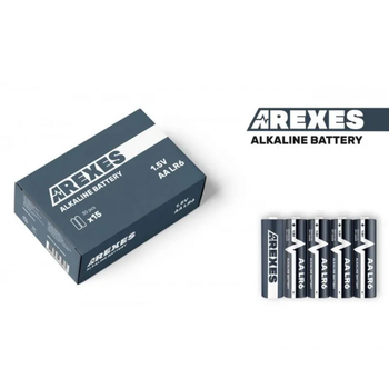 Батарейка Arexes LR6/AA 1.5v алкалиновая (60шт в упаковке)