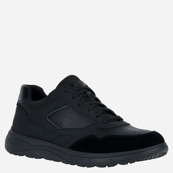 Sneakersy męskie na platformie do kostki GEOX GEOU36E1D0PTEKC9999 44 Czarne (8056206224865)