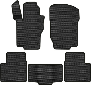 EVA коврики EVAtech в салон авто для Mercedes-Benz GL-Class (X164) 7 seats 2006-2012 1 поколение SUV USA 5 шт Black (MB33579C5MS4RBB)