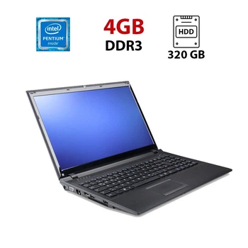 Ноутбук Terra Mobile 1528 / 15.6" (1366x768) TN / Intel Pentium B940 (2 ядра по 2.0 GHz) / 4 GB DDR3 / 320 GB HDD / Intel HD Graphics / WebCam б/у