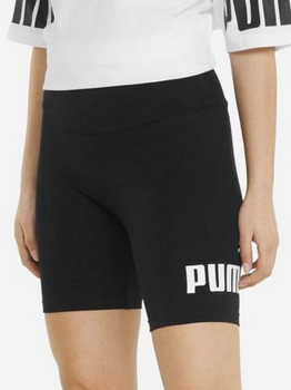 Спортивні шорти жіночі Puma Ess Logo Short Leggings 848347-01 XS 7" Чорні (4064535893069)