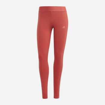 Legginsy sportowe damskie Adidas W 3S Leg GL0731 XXS Czerwone (4064044687982)