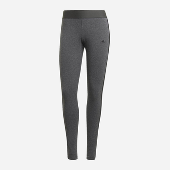 Legginsy sportowe damskie Adidas W 3S Leg GV6019 XS/L Ciemnoszare (4062064344137)