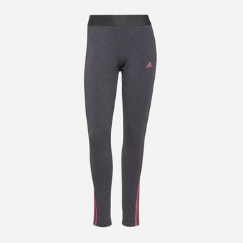 Legginsy sportowe damskie Adidas W 3S Leg H07769 XL Ciemnoszare (4064054223231)