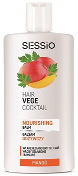 Balsam Sessio Hair Vege Cocktail Mango do włosów osłabionych i łamliwych odżywczy 300 g (5900249011278)