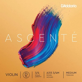 Струна Ре для скрипки D'Addario Prelude Violin Single D String 4/4 Scale Medium Tension