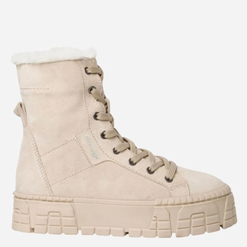 Жіночі зимові черевики високі TAMARIS WOR26841-41-375 38 Бежеві (4064197866678)