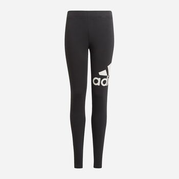Młodzieżowe legginsy sportowe dla dziewczynki Adidas G Bl Leg GN4081 152 cm Czarne (4064036050114)