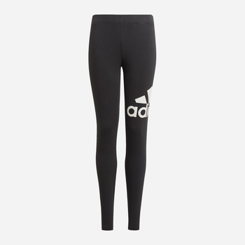 Legginsy młodzieżowe dziewczęce sportowe Adidas G Bl Leg GN4081 152 cm Czarne (4064036050114)