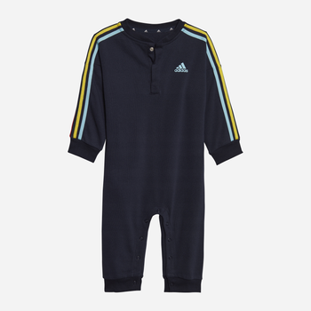 Dziecięcy kombinezon dla chłopca Adidas I 3S Ft IA2547 92 cm Czarny (4066748337828)