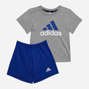 Дитячий літній комплект (футболка + шорти) для хлопчика Adidas I Bl Co T Set HR5887 86 см Різнокольоровий (4066745168661)
