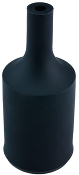 Силіконовий патрон для лампочки DPM E27 чорний (5903332583119)