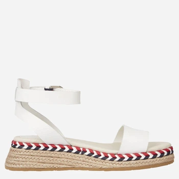 Sandały damskie skórzane Tommy Hilfiger THIFW0FW07080YBL 39 Białe (8720643139494)