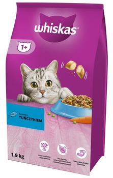 Sucha karma dla kotów Whiskas z tuńczykiem 1.9 kg (5900951305535)